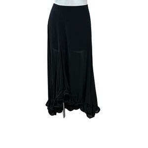 H&M Elegant Black Maxi Skirt